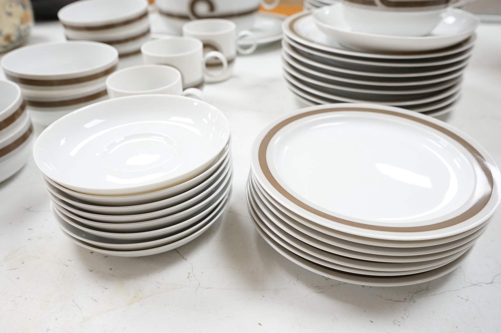 A 1960’s / 1970’s Rosenthal Studio Line dinner service to include tureen, side plates and bowls.